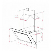 Campana Teka DVT Pro 98780 TCS Cristal Negro 90cm