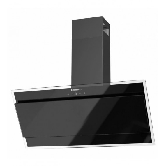 Campana Corberó Onega975B 90cm Cristal Negro Clase A+