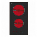 Placa Vitrocerámica Corberó CCVG2902D 2 Zonas Touch Control