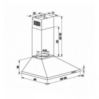 Campana CORBERÓ CCSD655022PD Piramidal 60CM