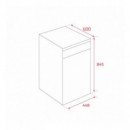 Lavavajillas Teka DFS 44750 BCO, 10 Servicios, Clase E