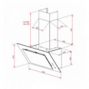 Campana Decorativa Vertical Teka DVT98660TBS BK 112930043 90cm A+