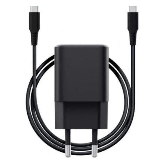 Cargador TRUST Maxo 2XUSB-C 65W + Cable Usb-c 2M Black
