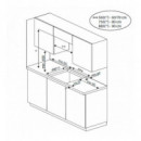 Placa de Inducción Grundig GIEI627374PN 60cm con 3 Zonas Flexibles