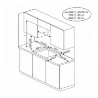 Placa de Inducción Grundig GIEI627374PN 60cm con 3 Zonas Flexibles