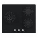 Placa de Gas Candy CSG63B4PB Cristal Negro