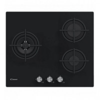 Placa de Gas Candy CSG63B4PB Cristal Negro