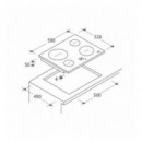 Placa Vitrocerámica Candy CH63CT