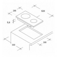 Placa de Inducción Candy CID30/G3