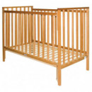 Cuna Madera Roble C/set De Ruedas