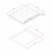 Placa de Inducción TEKA Izc 63632 Mastersense Cristalcolor