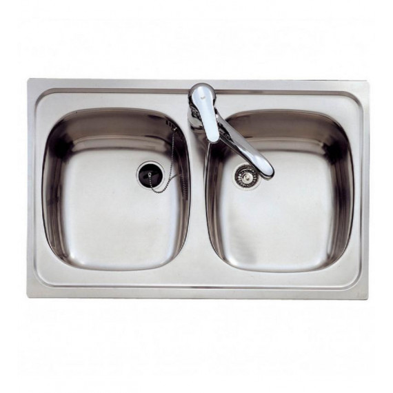 Fregadero Teka E-50 2 Cubetas Acero Inoxidable 10103011