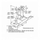 Campana Siemens LC87KHM60 B Decorativa de Pared 80cm