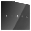 Campana Extractora Teka DVN 94030 TTC BK Cristal Negro 90cm