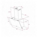 Campana Extractora Teka DVN 94030 TTC BK Cristal Negro 90cm