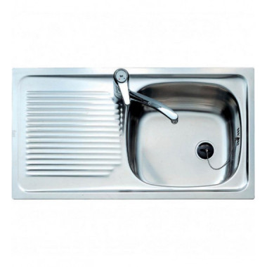 Fregadero Teka E/50 1C1E con Escurridor de Acero Inoxidable