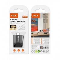 MTK Adaptador Tipo C/m a Vga/h Full HD 1080 TB1405