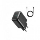 JOYROOM Cargador Red Tipo C + Cable Datos Tipo C M/M 1Mtr 25W JR-TCF23EU