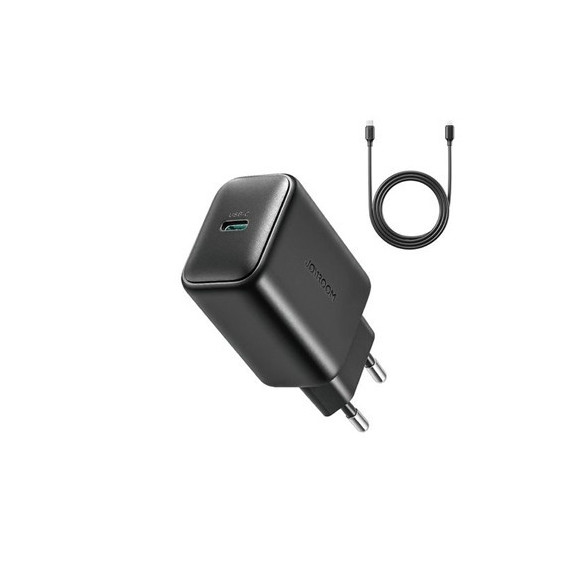 JOYROOM Cargador Red Tipo C + Cable Datos Tipo C M/M 1Mtr 25W JR-TCF23EU