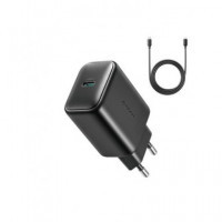 JOYROOM Cargador Red Tipo C + Cable Datos Tipo C M/m 1MTR 25W JR-TCF23EU