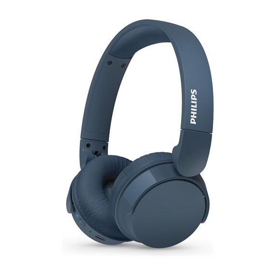 PHILIPS Auricular de Casco Bluetooth 5.3 TAH4209BK Azul Plegable 55H