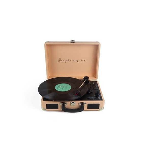 PRIXTON Tocadisco Grabador con Bluetooth/usb/fm/tf VC400 Melocoton