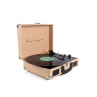 PRIXTON Tocadisco Grabador con Bluetooth/usb/fm/tf VC400 Melocoton