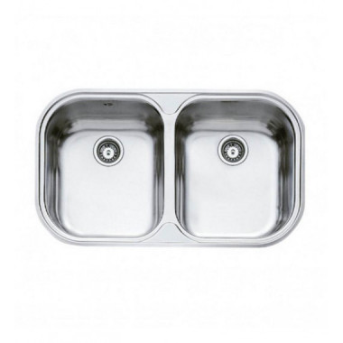 Fregadero Teka Stylo 2C 10107028 Doble Cubeta Acero Inoxidable