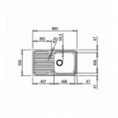 Fregadero Teka Classic 1C 1E SF REV 10119013