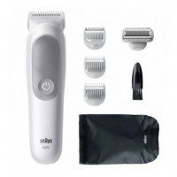 Afeitadora Braun BG5550 Gris Recortadora Corporal con 5 Accesorios