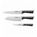 Juego de Cuchillos Tefal K232S374 Ice Force de 3 Piezas