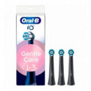 Cabezales de Cepillo Dental Oral-B iO Gentle Care iORBSBF-3 (Pack de 3)