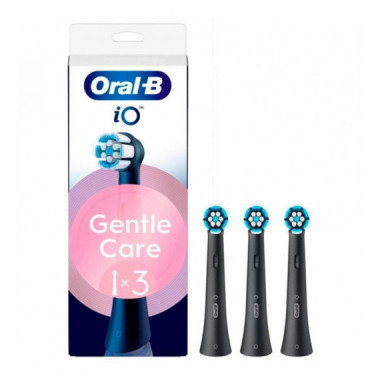 Cabezales de Cepillo Dental Oral-B iO Gentle Care iORBSBF-3 (Pack de 3)