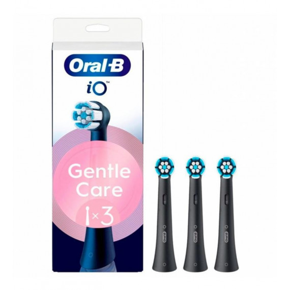 Cabezales de Cepillo Dental Oral-B iO Gentle Care iORBSBF-3 (Pack de 3)