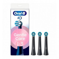 Cabezales de Cepillo Dental Oral-B iO Gentle Care iORBSBF-3 (Pack de 3)
