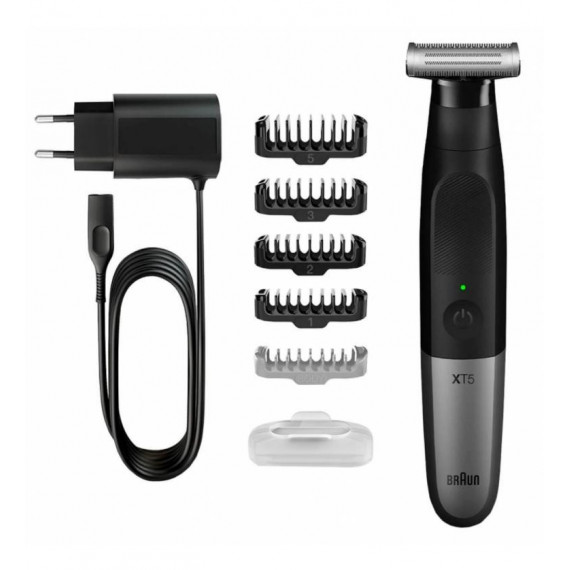 Recortadora Braun XT5100 Negra / Gris para Barba y Cuerpo
