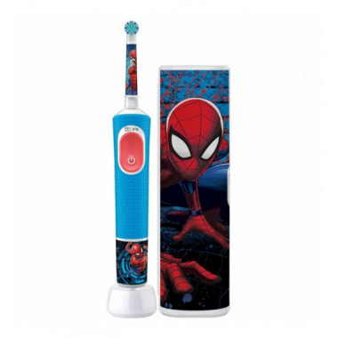 Cepillo Dental El&eacute;ctrico Oral-B Kids Spiderman con Estuche de Viaje