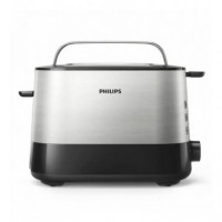 Tostador PHILIPS HD2637/90 950W 2 Ranuras Inox/negro