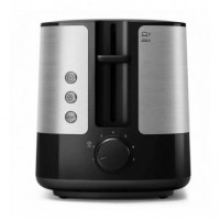 Tostador PHILIPS HD2637/90 950W 2 Ranuras Inox/negro