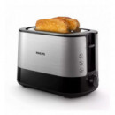 Tostador Philips HD2637/90 950W 2 Ranuras Inox/Negro