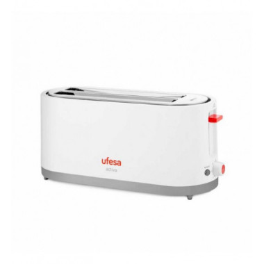 Tostador Ufesa TT7375 1400W Blanco con 2 Ranuras
