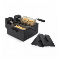 Freidora Doble PRINCESS 183028 de 2X3L y 3600W