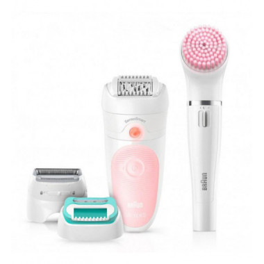 Depiladora Braun Silk-&eacute;pil Wet & Dry 58/875BS + Cepillo Facial