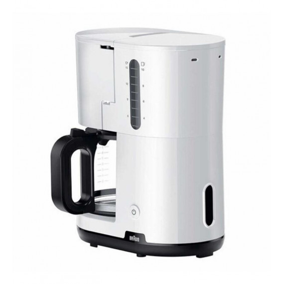 Cafetera Braun KF1100 de Goteo 1000W Blanco