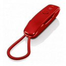 Teléfono Gigaset DA210 Rojo con Cable