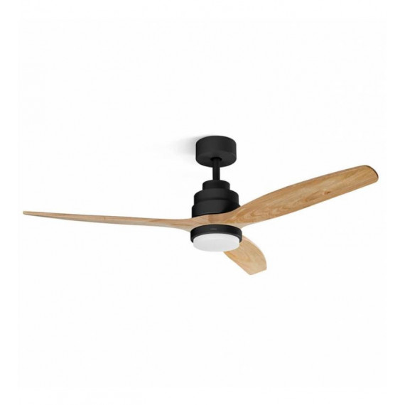 Ventilador de Techo Ufesa Nepal Negro Haya con Luz LED
