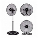 Ventilador Ufesa SFM1850 Ottawa 3 en 1 de Pie, Suelo y Pared