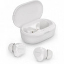 Auriculares Inalámbricos Philips TAT2139WH con Micrófono y Estuche de Carga Blanco