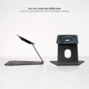 Soporte de Mesa/Pared TOOQ TQATWM3401-B para Tablet con Marco Antirrobo VESA 75x75