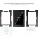 Marco Antirrobo TOOQ TQATTE2601-M-B para Tablet 12.4/13 Pulgadas, Negro